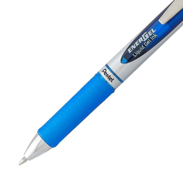 Gelepenn Pentel Energel XM Klick 0.7 Blå 12 Deler