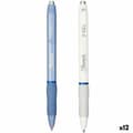 Miniatyrbilde 1 av 2: Gelepenn Sharpie S-Gel Hvit Blå 0,7 mm (12 enheter)