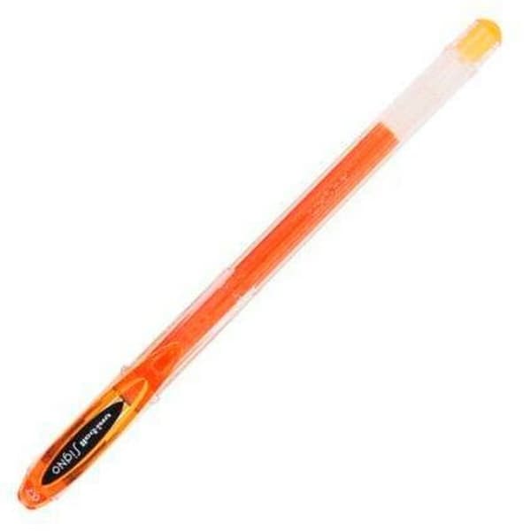 Flytende blekkpenn Uni-Ball Rollerball Signo Basicos UM-120 Oransje 0,5 mm (12 Deler)
