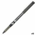 Miniatyrbilde 1 av 4: Flytende blekkpenn Pilot V-5 Hi-Tecpoint Svart 0,3 mm (12 enheter)