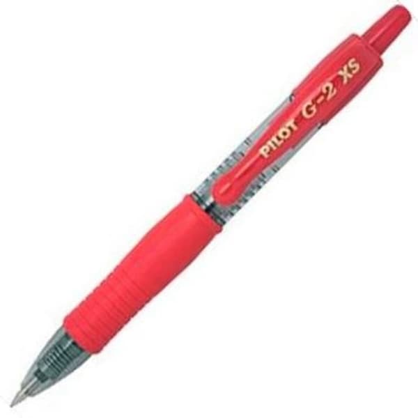 Kynä Roller Pilot G-2 XS Sisäänvedettävä Punainen 0,4 mm (12 osaa)