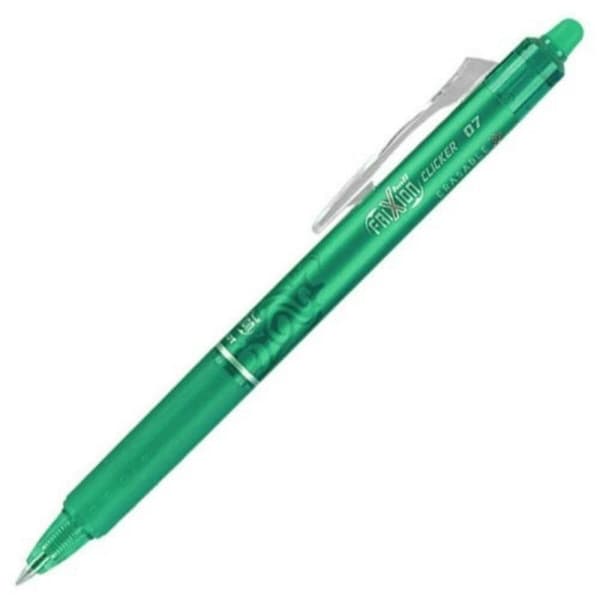 Penna Pilot Frixion Clicker Suddbart bläck Grön 0,4 mm (12 antal)