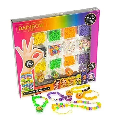 RAINBOW HIGH FASHION PÄRLOR FÄRGRIKA BOKSTAV PÄRLSAT, PAPILL