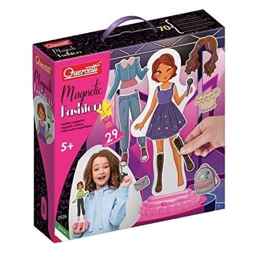 Magnetisk mode Laura de Quercetti magnetiska spel - Klä upp docka - Flerfärgad