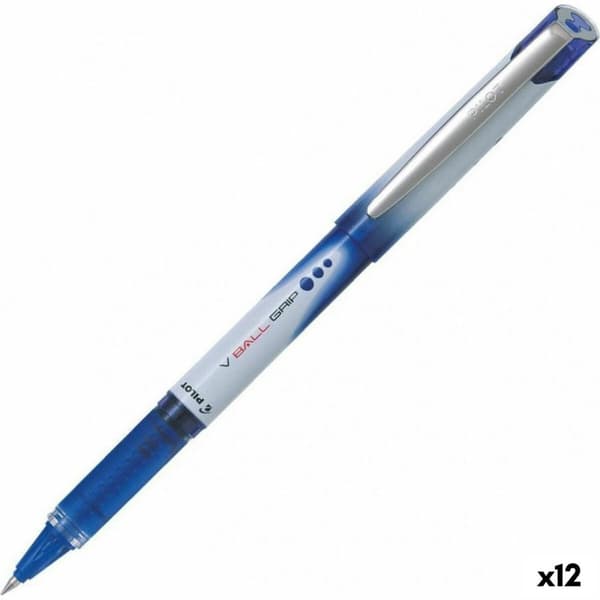 Penna Roller Pilot V Ball Grip 0,5 mm Blå (12 antal)