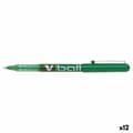 Miniatyrbild 1 av 2: Penna Roller Pilot V Ball 0,7 mm Grön (12 antal)