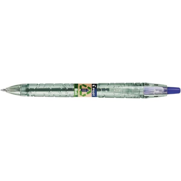 Kynä Pilot Ecoball Kierrätetty muovi Sininen 1 mm (10 osaa)