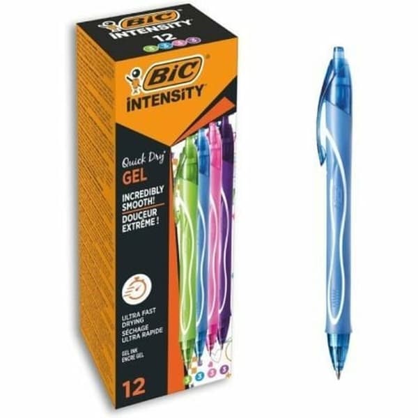 Gel kuglepen Bic 964826 Blå (12 enheder)