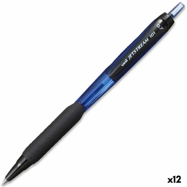 Täytekynä Uni-Ball Jetstream SXN-101-07 Sininen 0,7 mm (12 osaa)