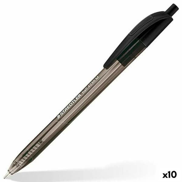 Kuglepen Staedtler 4230 Sort 1 mm 10 enheder
