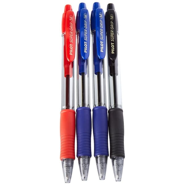 Pennset Pilot SUPERGRIP Multicolour (4 Delar)