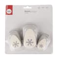 Miniatyrbild 4 av 4: Pappersstans fantasi - LS - Snöflingor - 1,6cm, 2,54cm, 3,81cm - 3 stycken - Blandad