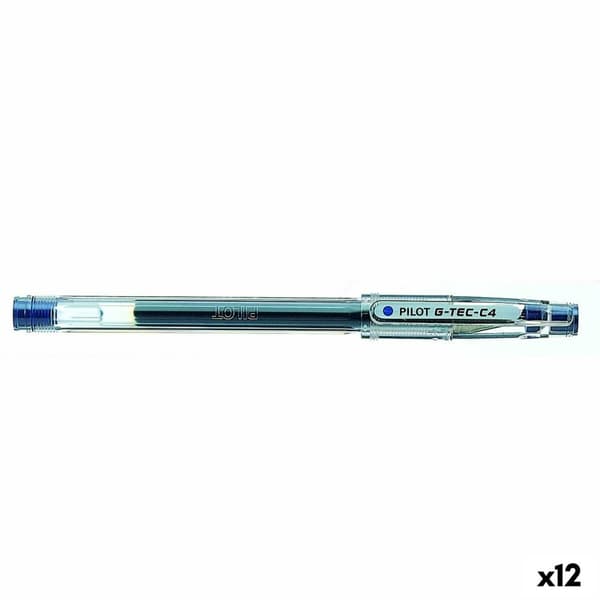 Gel kuglepen Pilot G-TEC C4 Blå 0,2 mm (12 enheder)