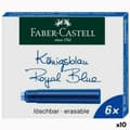 Miniatyrbillede 1 af 2: Genopfyld blæk Faber-Castell 185506 Mørkeblå Patron Kuglepen Kalligrafi pen (10 enheder)