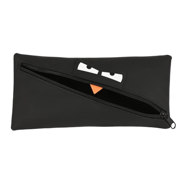 Penalhus Safta   Ansigt 22 x 11 x 1 cm Sort