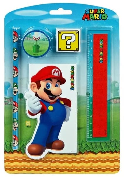 Skrivset i 5 Delar Super Mario