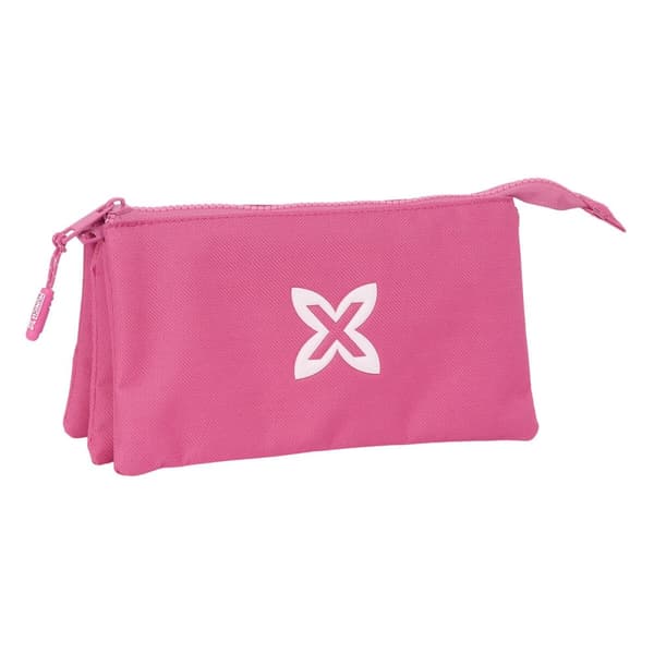 Kolmilokeroinen laukku Munich Basic Fuksia 22 x 12 x 3 cm