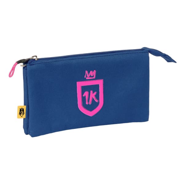 Tredobbelt bæretaske Kings League 1k Blå 22 x 12 x 3 cm