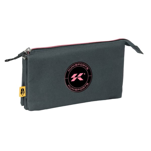 Kolmilokeroinen laukku Kings League Kunisport Harmaa 22 x 12 x 3 cm