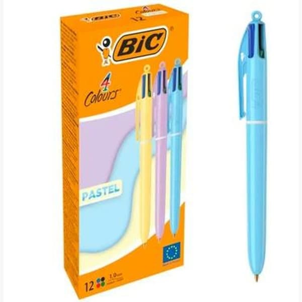 Gel kuglepen Bic Multifarvet Kage 0,32 mm 12 Dele
