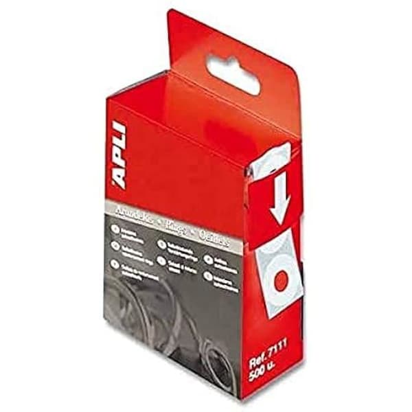 Genomskinlig rondell - APLI - 13 mm - 500 enheter - Tillverkad i Spanien - Hög kvalitet