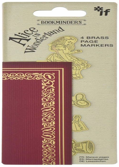 Pack med små kontorsmaterial If Bookminders Bokmärken - Alice i Underlandet