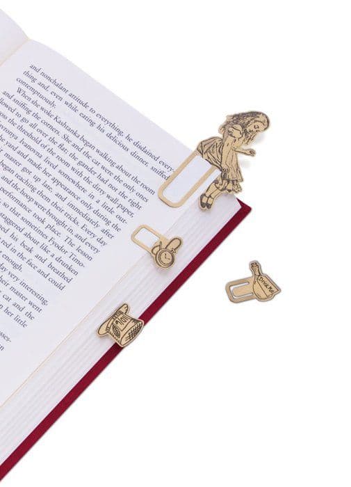 Pack med små kontorsmaterial If Bookminders Bokmärken - Alice i Underlandet