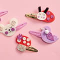 Miniatyrbild 6 av 6: 6 barrettes att skapa - blomma