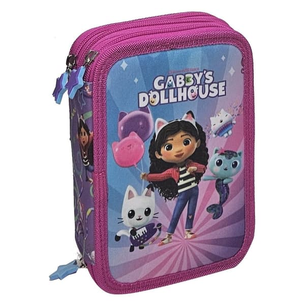Gabbys Dolls House triple pencil case