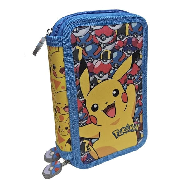 Pokemon Classic triple pencil case