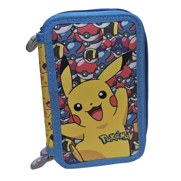 Pokemon Classic triple pencil case