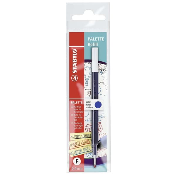 BRUGT Refill til kuglepen Stabilo Palette Fine Blå (10 enheder) (Refurbished A)