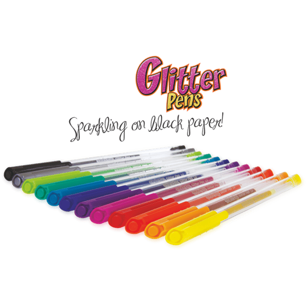 Colorino 12k glitter trekantet gelpenne nr. 2469