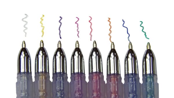 Glitter Gel Penne 8 Farver MG