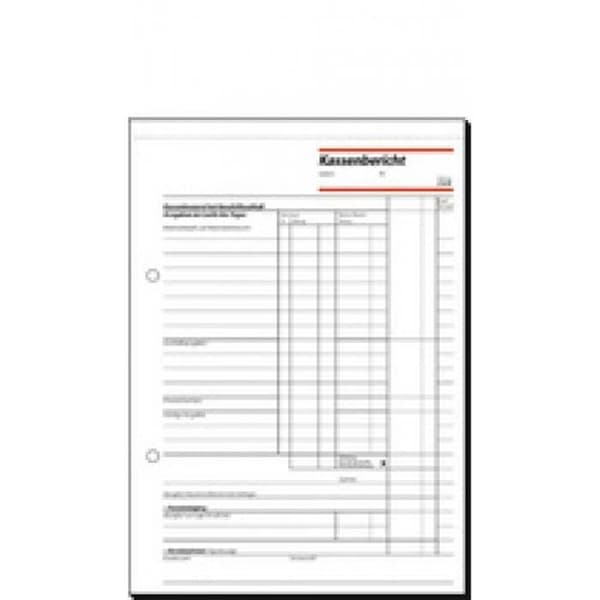 SIGEL Papeterie - Sigel Formularbok "Kassarapport - Lagerberäkning", A5 204572