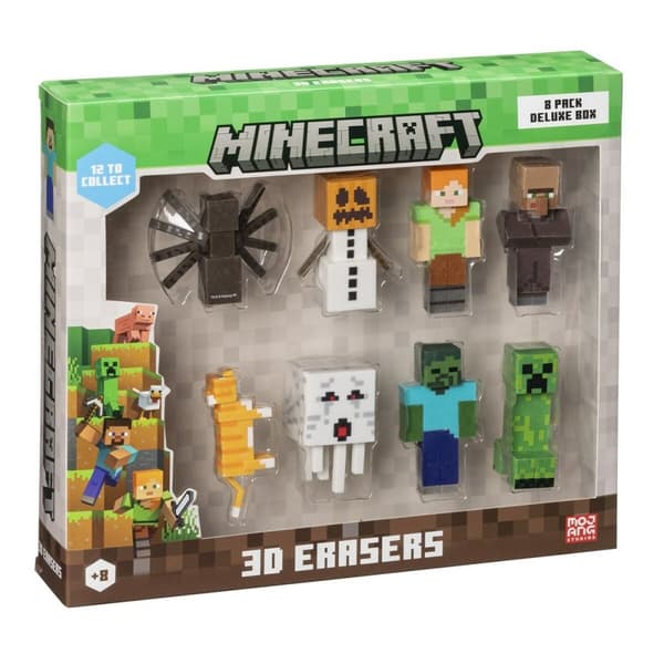 3D suddgummin set Minecraft MC4070B 8 Delar
