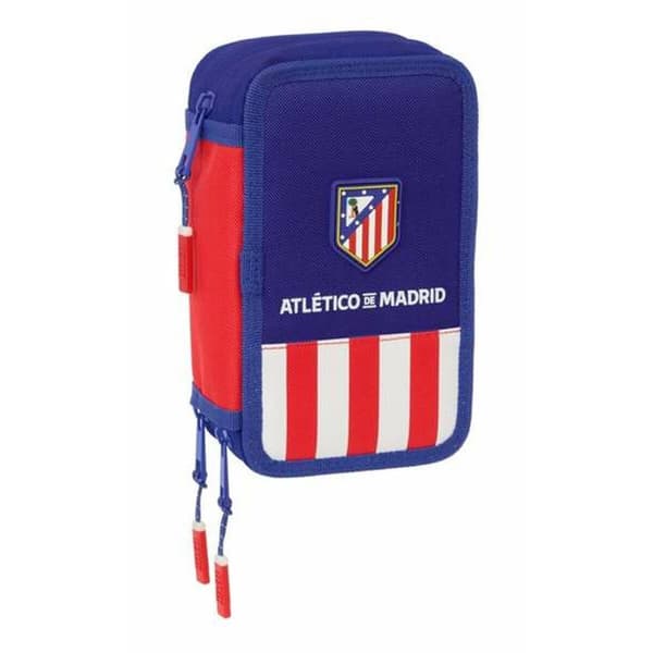 Trippel pennfodral Atlético Madrid 12,5 x 19,5 x 5,5 cm
