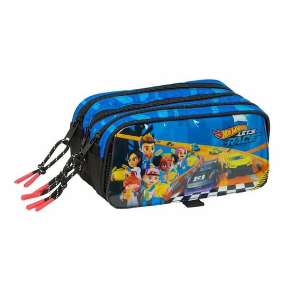 Tredubbel Carry-all Hot Wheels Let'S Race 21,5 x 10 x 8 cm