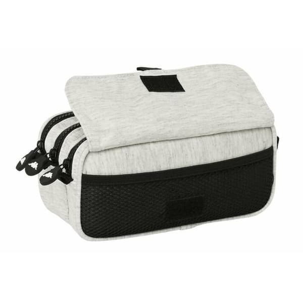Tredubbel Carry-all Kappa Grå 21,5 x 10 x 8 cm