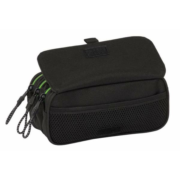 Tredubbel Carry-all Kappa Svart 21,5 x 10 x 8 cm