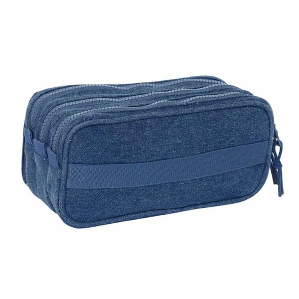 Tredubbel Carry-all Safta Blå 21,5 x 10 x 8 cm