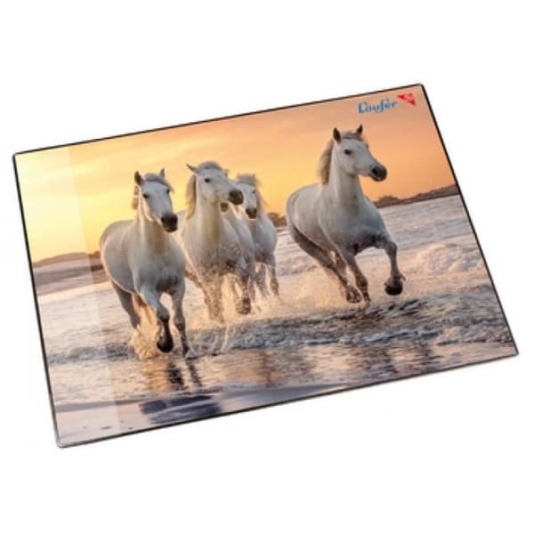 LäUFER Brevpapper - Tillbehör Läufer Schreibunterlage Pferde am Strand, 400 x 530 mm 253408