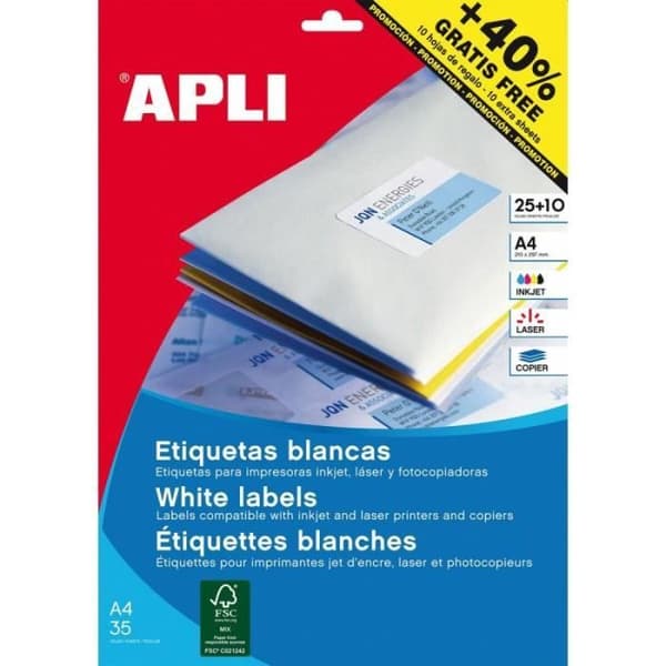 APLI 13883 – Blister med etiketter
