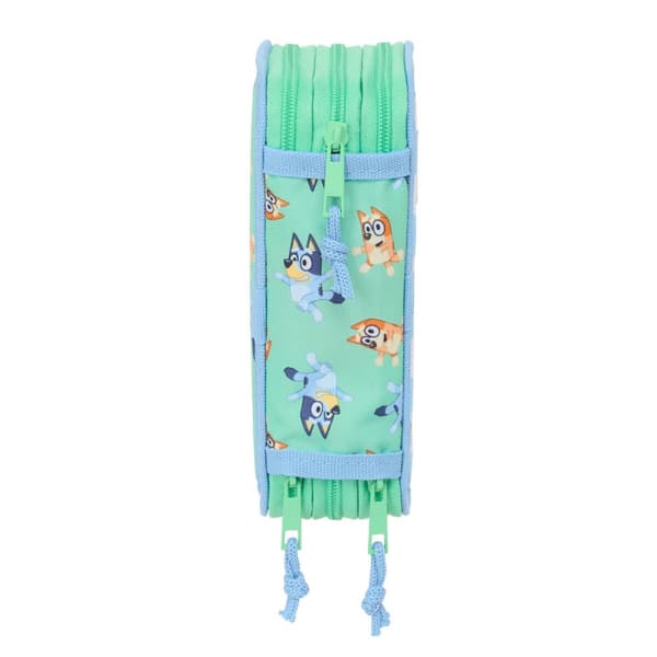 Tredubbel Carry-all Bluey Sisters Grön Vatten 12,5 x 19,5 x 5,5 cm 37 Delar