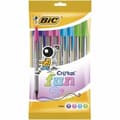 Miniatyrbild 1 av 4: Pennset Bic Cristal Fun 921342 Multicolour 10 Delar (10 antal)