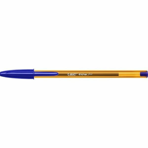 Sæt med Kuglepenne Bic Bic Cristal Fine 516356 Grøn Multifarvet