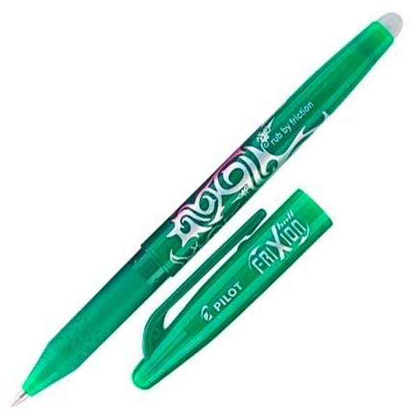 Penna Pilot Frixion Ball Suddbart bläck Grön 0,5 mm 0,7 mm (12 antal)