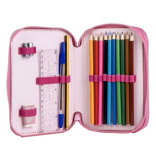 Pennfodral med tillbehör Gabby's Dollhouse Rosa 41 x 58 x 3 cm