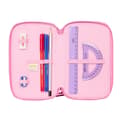 Miniatyrbild 2 av 6: Trippel pennfodral Lilo & Stitch Chill Rosa Mint 12,5 x 19,5 x 5,5 cm 37 Delar