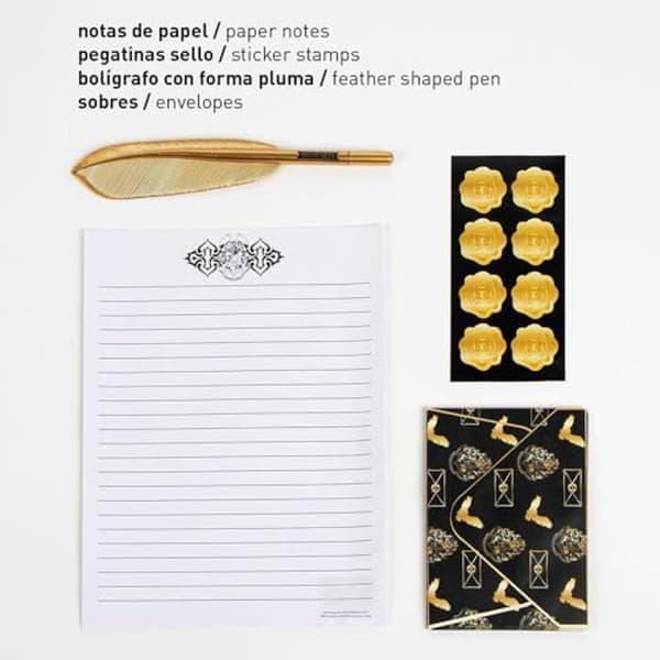 Pappersset - CERDÁ - Harry Potter - 21,5 x 32 x 0,8 cm - Fjäder - 2700001521